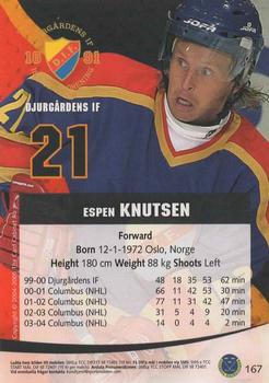 2004-05 SHL Elitset #167 Espen Knutsen Back