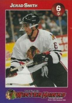 1997-98 Taco Bell Portland Winterhawks (WHL) #6 Jerad Smith Front