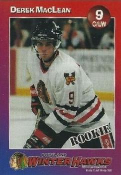 1997-98 Taco Bell Portland Winterhawks (WHL) #11 Derek MacLean Front