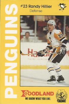 1990-91 Foodland Pittsburgh Penguins Police #3 Randy Hillier Front