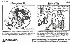 1989-90 Foodland Pittsburgh Penguins #5 Phil Bourque Back