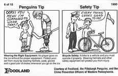 1989-90 Foodland Pittsburgh Penguins #6A Dan Quinn Back