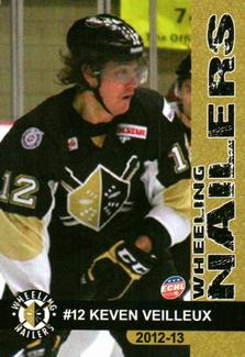 2012-13 Wheeling Nailers (ECHL) #NNO Keven Veilleux Front