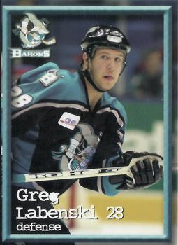 2004-05 Cleveland Barons (AHL) #NNO Greg Labenski Front