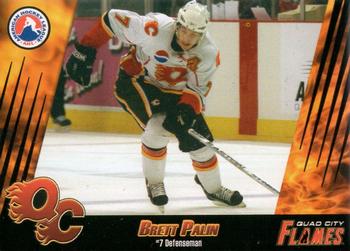 2007-08 Quad City Flames (AHL) #12 Brett Palin Front