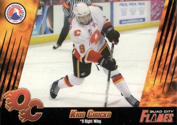 2007-08 Quad City Flames (AHL) #20 Kris Chucko Front
