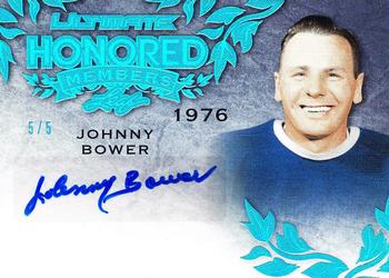 2015 Leaf Ultimate - Honoured Members Blue Spectrum #HM-JB2 Johnny Bower Front
