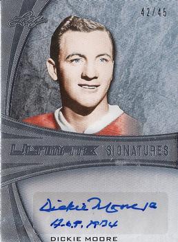 2015 Leaf Ultimate - Ultimate Signatures Silver #US-DM1 Dickie Moore Front