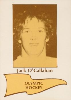 1979-80 U.S. Olympic Team #NNO Jack O'Callahan Front