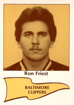 1979-80 Baltimore Clippers (EHL) #NNO Ron Friest Front