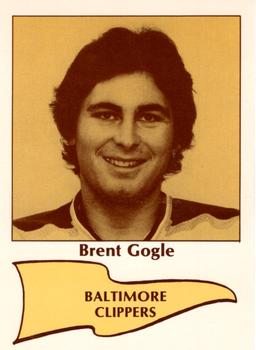 1979-80 Baltimore Clippers (EHL) #NNO Brent Gogol Front