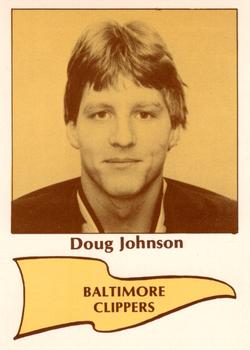 1979-80 Baltimore Clippers (EHL) #NNO Doug Johnson Front