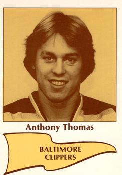 1979-80 Baltimore Clippers (EHL) #NNO Tony Thomas Front