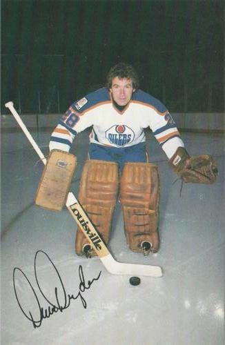 1979-80 Edmonton Oilers Postcards #NNO Dave Dryden Front
