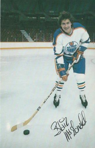 1979-80 Edmonton Oilers Postcards #NNO Blair MacDonald Front