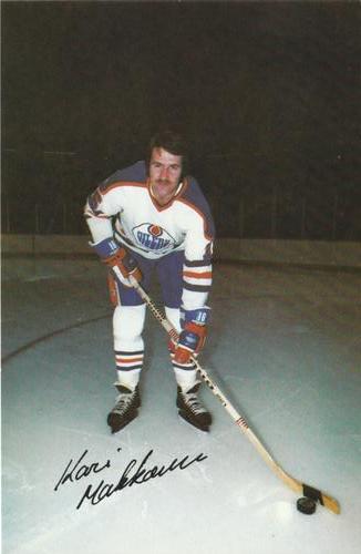 1979-80 Edmonton Oilers Postcards #NNO Kari Makkonen Front