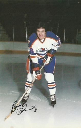 1979-80 Edmonton Oilers Postcards #NNO Bobby Schmautz Front