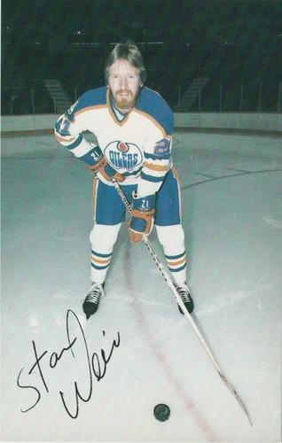 1979-80 Edmonton Oilers Postcards #NNO Stan Weir Front