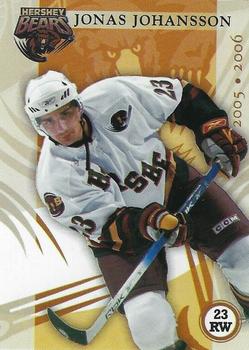 2005-06 Hershey Bears (AHL) #10 Jonas Johansson Front