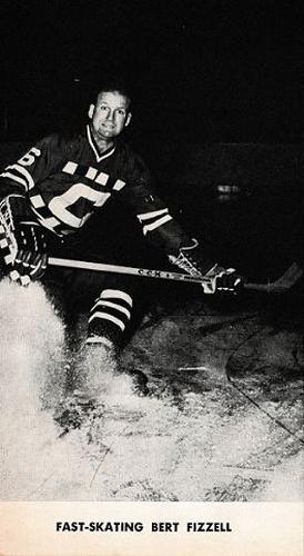 1966-67 Columbus Checkers (IHL) #NNO Bert Fizzell Front