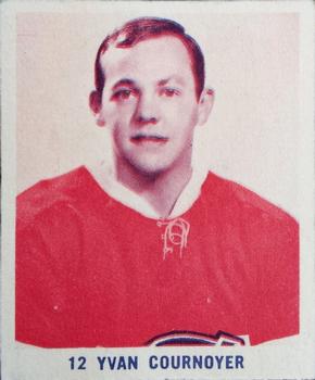 1967-68 IGA Montreal Canadiens Series 2 #NNO Yvan Cournoyer Front
