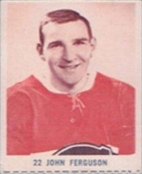 1967-68 IGA Montreal Canadiens Series 2 #NNO John Ferguson Front