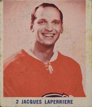 1967-68 IGA Montreal Canadiens Series 2 #NNO Jacques Laperriere Front