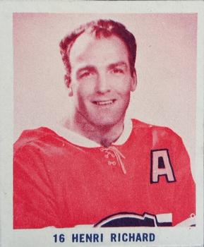 1967-68 IGA Montreal Canadiens Series 2 #NNO Henri Richard Front
