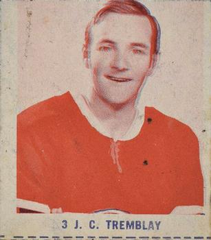 1967-68 IGA Montreal Canadiens Series 2 #NNO J.C. Tremblay Front