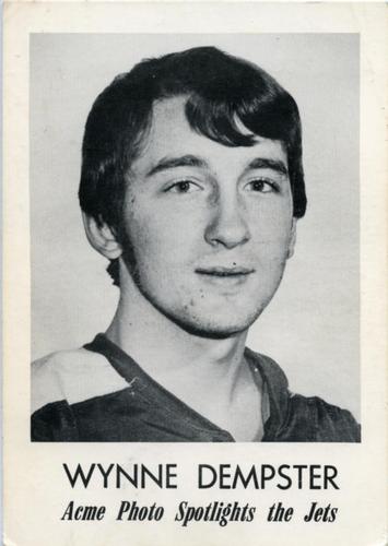 1971-72 Acme Photo Johnstown Jets (EHL) #NNO Wynne Dempster Front