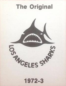 1972-73 Los Angeles Sharks (WHA) #NNO Steve Sutherland Back