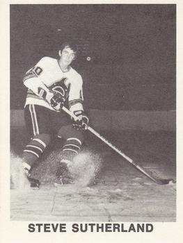 1972-73 Los Angeles Sharks (WHA) #NNO Steve Sutherland Front