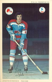 1972-73 Quebec Nordiques (WHA) #NNO Pierre Guite Front