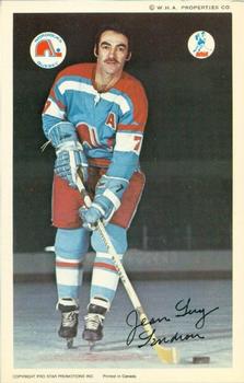 1972-73 Quebec Nordiques (WHA) #NNO Jean-Guy Gendron Front