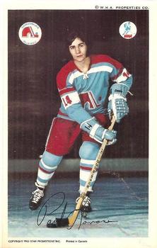1972-73 Quebec Nordiques (WHA) #NNO Paul Larose Front