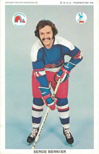 1973-74 Quebec Nordiques (WHA) #NNO Serge Bernier Front