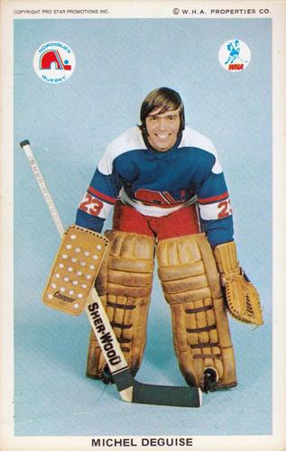 1973-74 Quebec Nordiques (WHA) #NNO Michel DeGuise Front