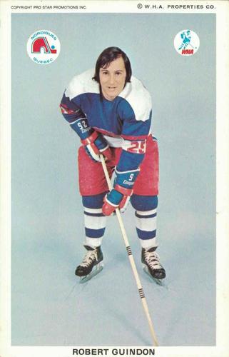 1973-74 Quebec Nordiques (WHA) #NNO Robert Guindon Front