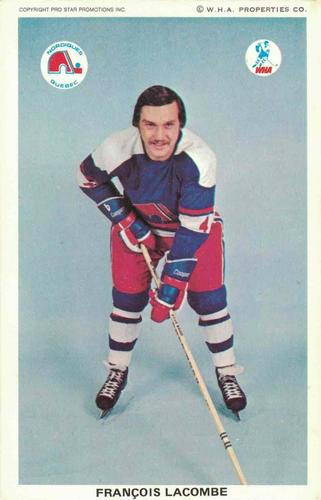 1973-74 Quebec Nordiques (WHA) #NNO Francois Lacombe Front