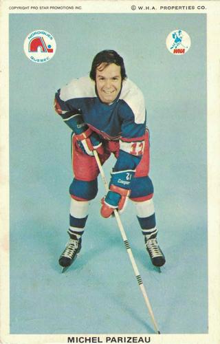 1973-74 Quebec Nordiques (WHA) #NNO Michel Parizeau Front