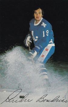 1976-77 Quebec Nordiques (WHA) Postcards #NNO Andre Boudrias Front