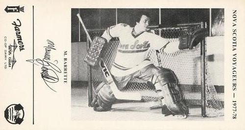 1977-78 Nova Scotia Voyageurs (AHL) #NNO Maurice Barrette Front