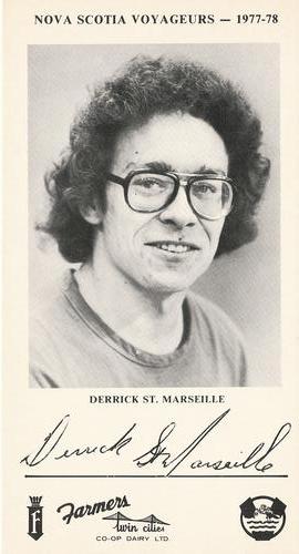 1977-78 Nova Scotia Voyageurs (AHL) #NNO Derrick St. Marseille Front