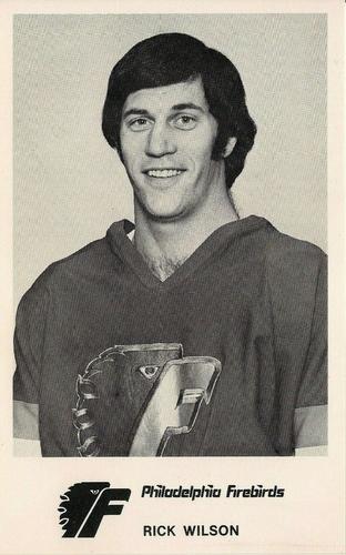 1977-78 Philadelphia Firebirds (AHL) #14 Rick Wilson Front