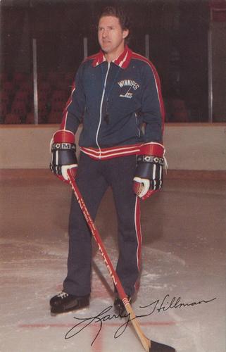 1978-79 Winnipeg Jets (WHA) Postcards #NNO Larry Hillman Front