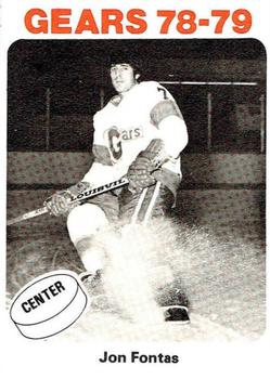 1978-79 Saginaw Gears (IHL) #NNO Jon Fontas Front