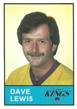 1980-81 Los Angeles Kings #8 Dave Lewis Front