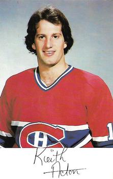 1980-81 Montreal Canadiens #NNO Keith Acton Front