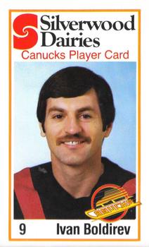 1980-81 Silverwood Dairy Vancouver Canucks #2 Ivan Boldirev Front