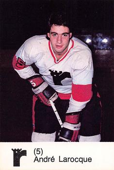 1980-81 Quebec Remparts (QMJHL) #NNO Andre Larocque Front